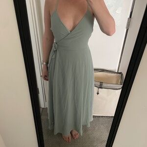 Birdy Grey Sage XS Wrap Dress (Cindy)